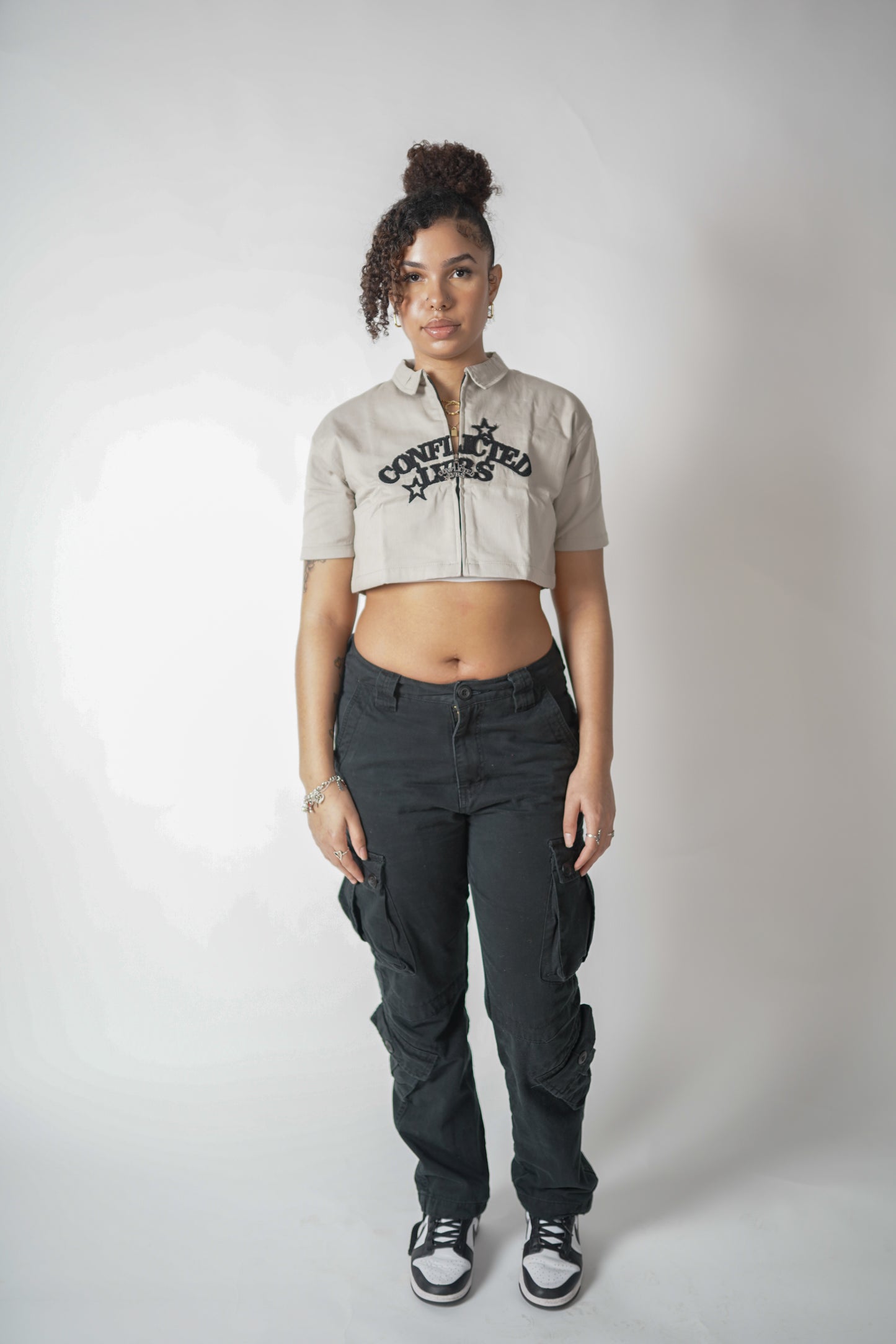 CL Lady Worker Tee Grey
