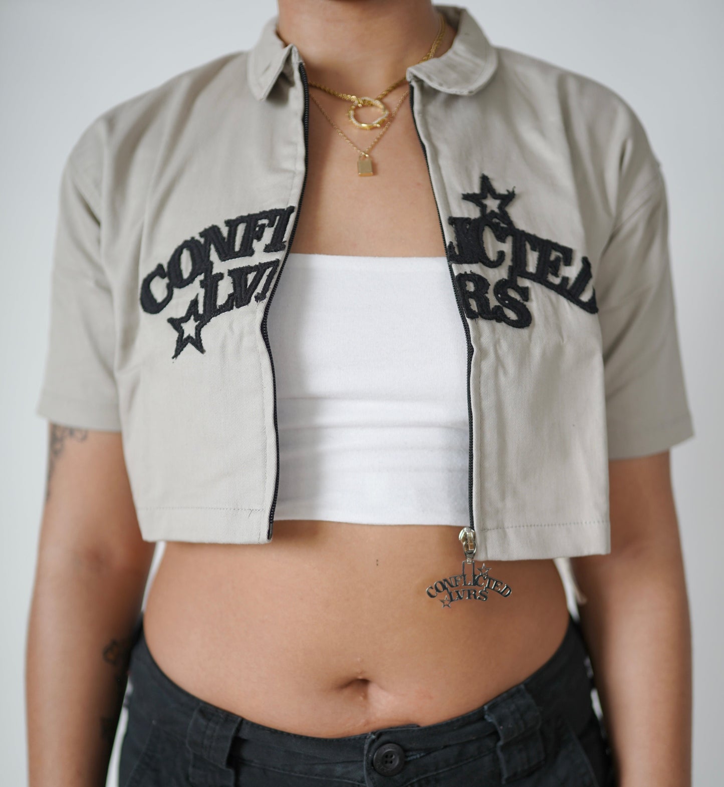 CL Lady Worker Tee Grey